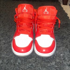 Jordan Kids Sneakers Red and White